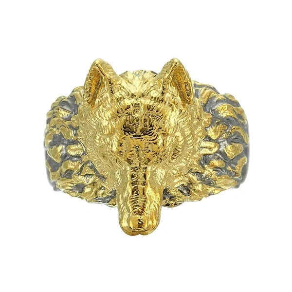 Kurt Başı Metal Yüzük