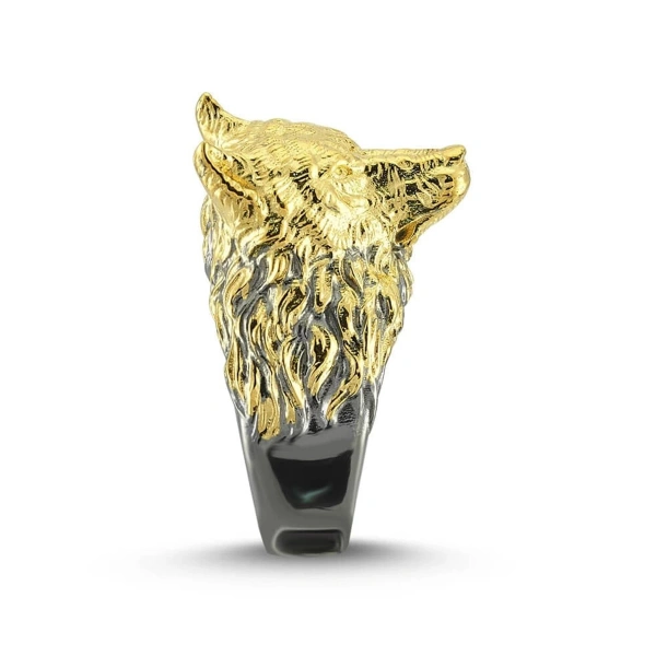 Kurt Başı Metal Yüzük