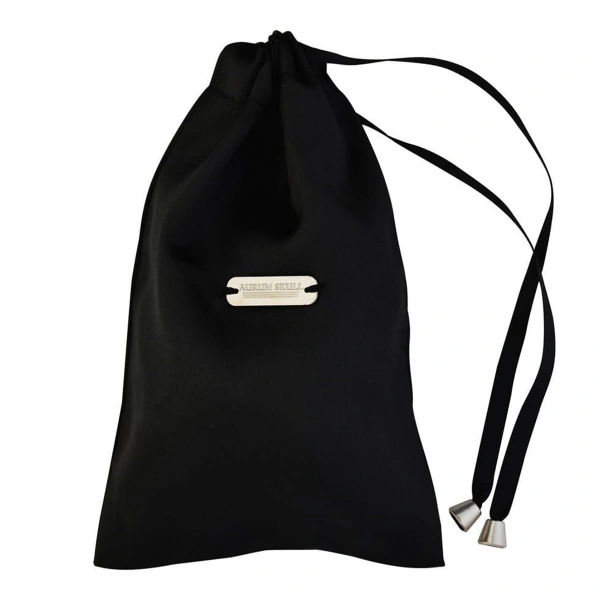 Kurt Başı Özel Kaplama Yüzeyli Gümüş Kolye