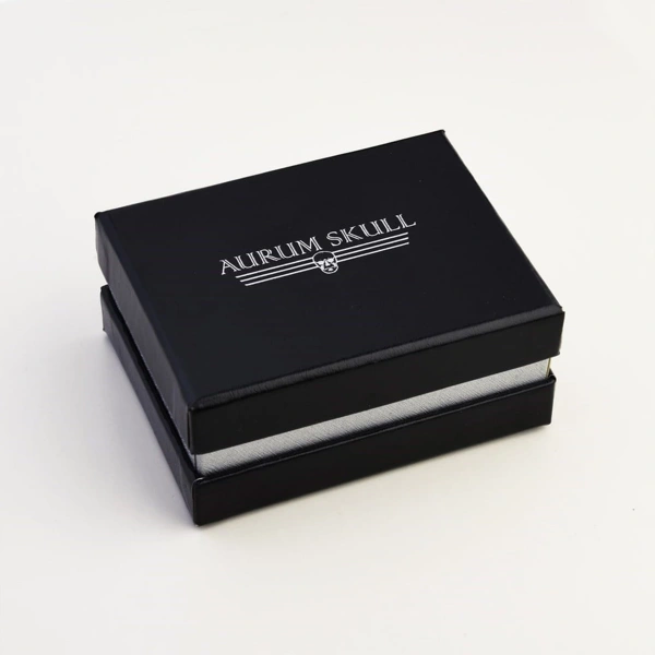 Kurt Başı Özel Kaplama Yüzeyli Gümüş Kolye