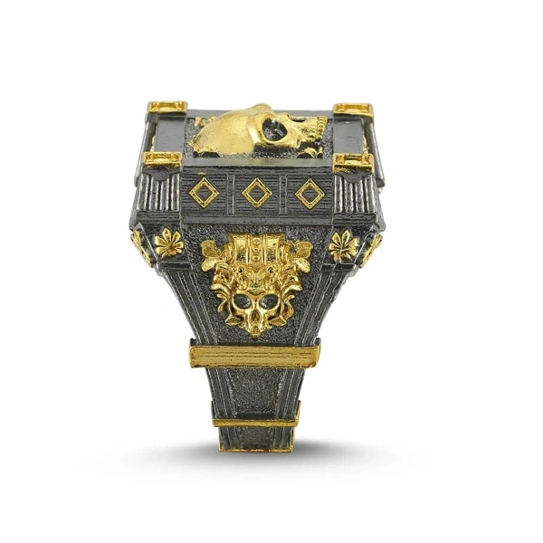 Kuru Kafa Metal Yüzük (Veni Vidi Vici)