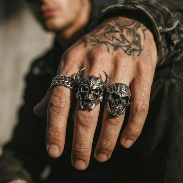 Kurukafa Gümüş Yüzük