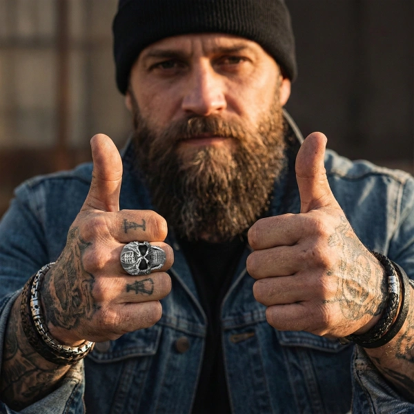 Kurukafa Gümüş Yüzük