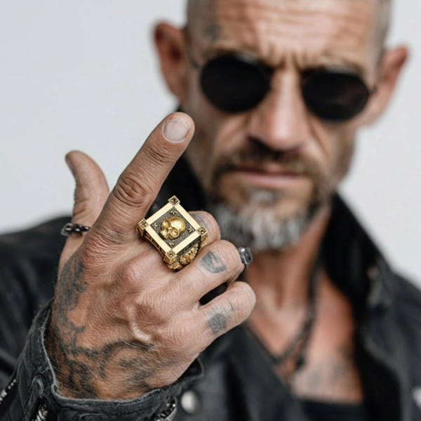 Skull Silver Ring (Veni Vidi Vici)