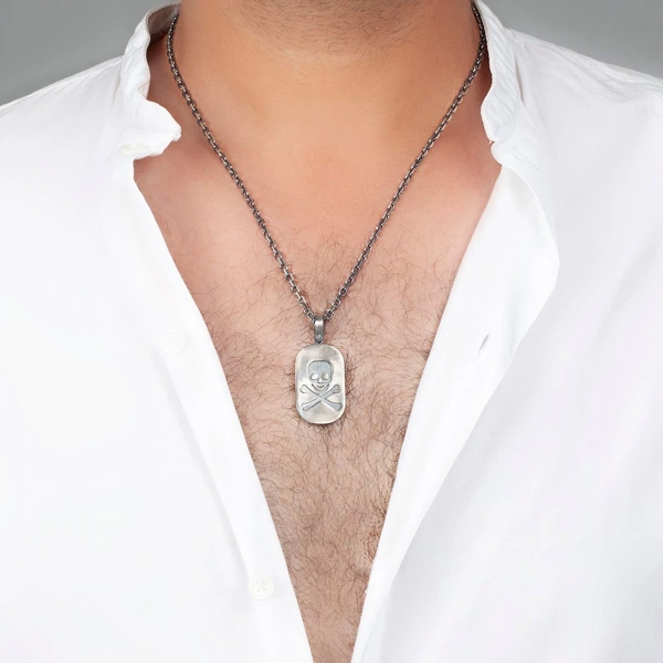 Kurukafa Künye Gümüş Kolye