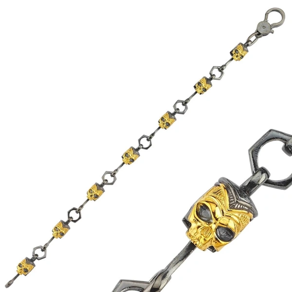 Kurukafa Örme Gümüş Bileklik