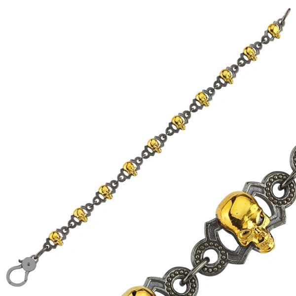 Kurukafa Örme Gümüş Bileklik