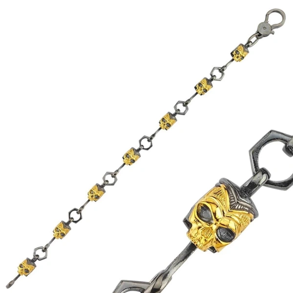 Kurukafa Örme Zincir Gümüş Kolye