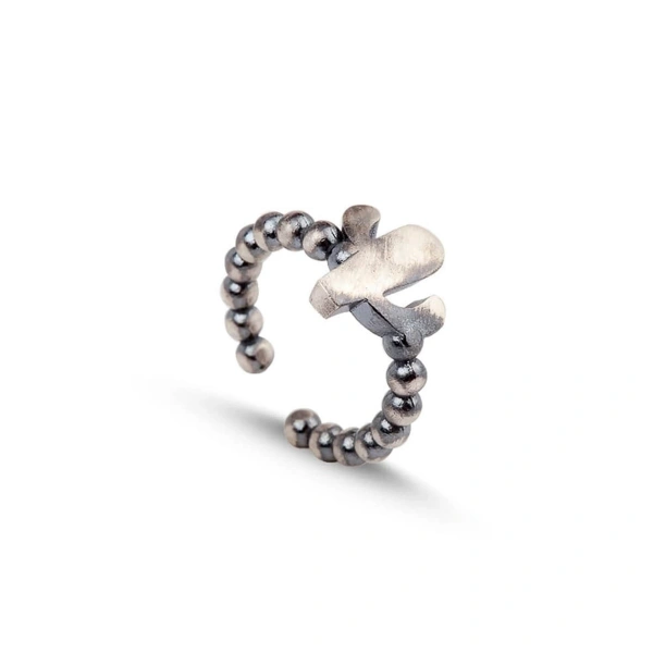 Oksitli Kaktüs Unisex Gümüş Yüzük