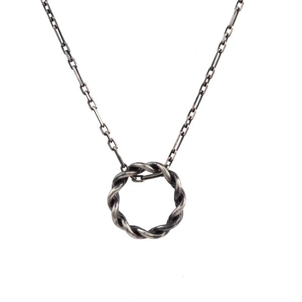 Örgülü Yüzük Gümüş Kolye