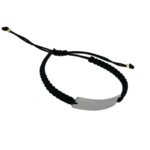 Özel Doğal İp Örgü Çelik Bileklik