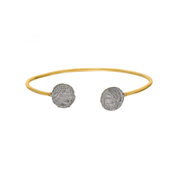 Special surface coated Markus and Herera medal bracelet