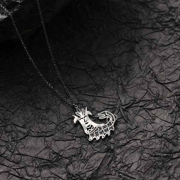 Şahmaran Gümüş Kolye