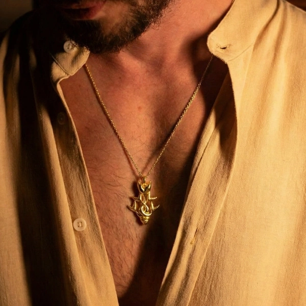 Sonsuz Aşk Sarmalı Balık Unisex Kolye