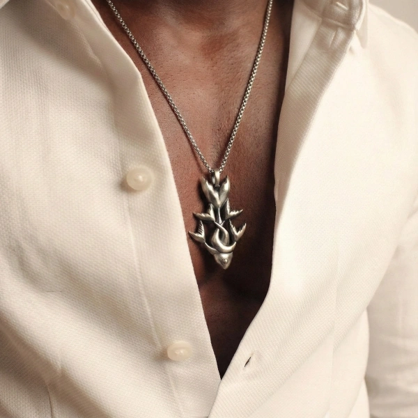 Sonsuz Aşk Sarmalı Balık Unisex Kolye