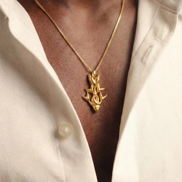 Sonsuz Aşk Sarmalı Balık Unisex Kolye