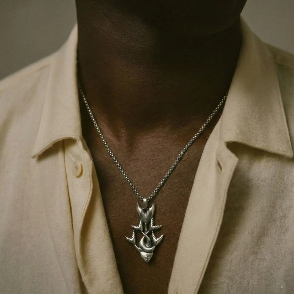 Sonsuz Aşk Sarmalı Balık Unisex Kolye