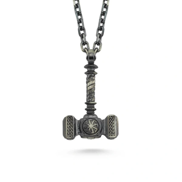 Thor Çekiç Gümüş Kolye