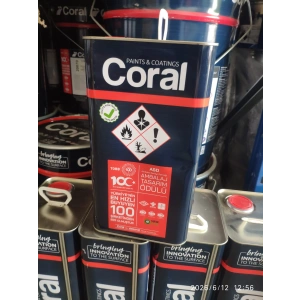 Coral Endüstriyel Boya Kırmızı 17 Kg