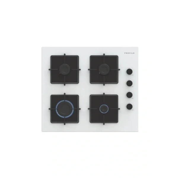 Profilo OE36K2P10D 4 Gözlü Beyaz Cam Ankastre Ocak DGli