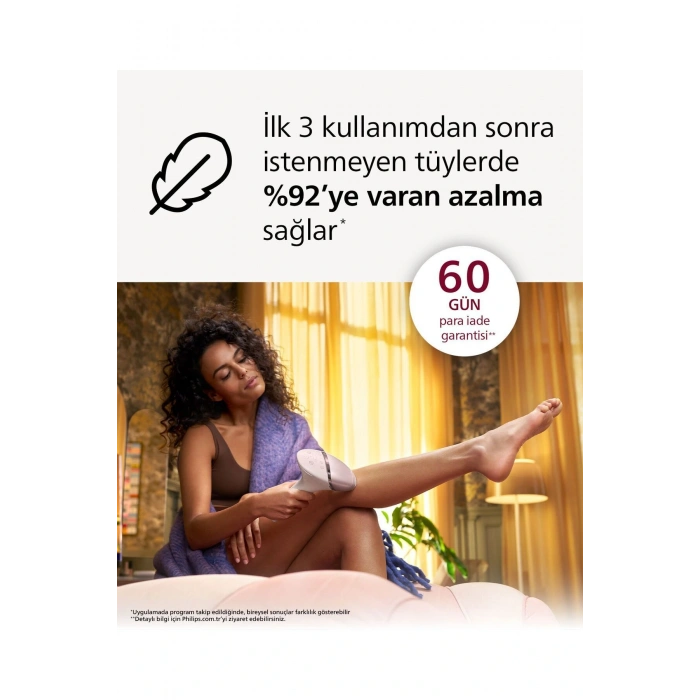 Philips BRI950/00 Lumea Lazer Epilasyon IPL Tüy Alma Cihazı,ÇantaHEDİYELİ,Kablolu/Kablosuz Kullanım