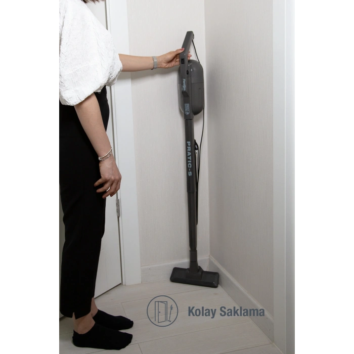 Fantom Pratic-S P 1200 Toz Torbasız Dikey Süpürge Antrasit