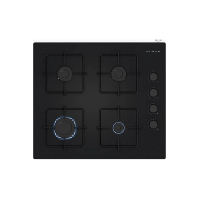 Profilo Elit Siyah Cam Ankastre Set ( FRMA234S + OE36K6P10D + DVK6J360 )