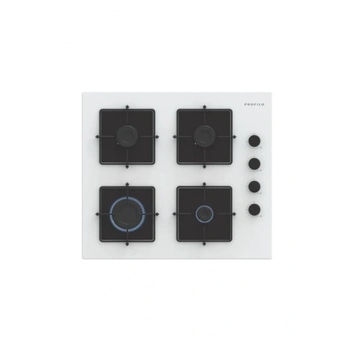 Profilo OE36K2P10D 4 Gözlü Beyaz Cam Ankastre Ocak DGli