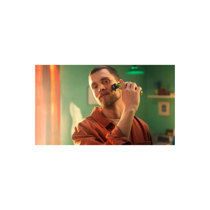 Philips QP2824/10 Oneblade Yüz ve Vücut Şekilendirici Lime Yeşili / Siyah