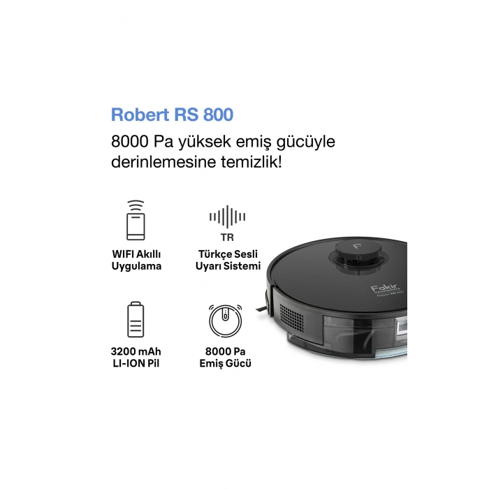 Fakir Robert Rs 800 Robot Süpürge