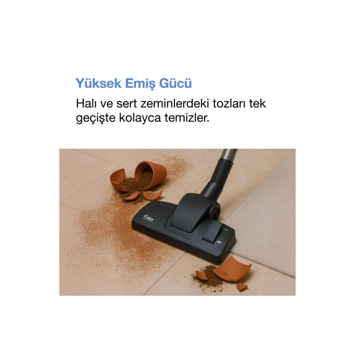 Fakir Spider RC7035 Toz Torbasız Süpürge - Matte Green