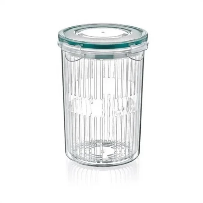 BUFFER® Zeytin Turşu Sebze Yıkama Kutusu Klipsli Kapaklı Saklama Kabı