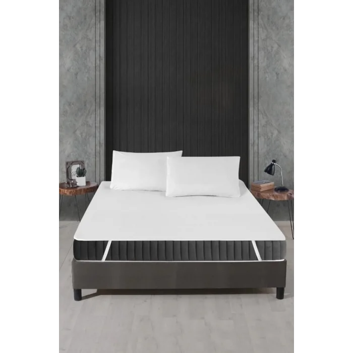 Alez Pamuklu Dört Köşe Lastik Yatak Koruyucu 100*200 cm