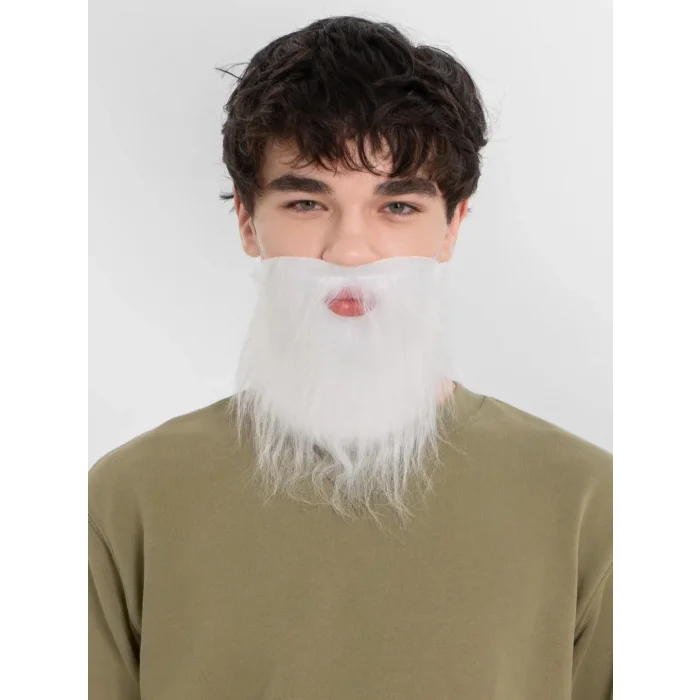 Beyaz Kırçıllı Takma Sakal Çocuk Yetişkin
