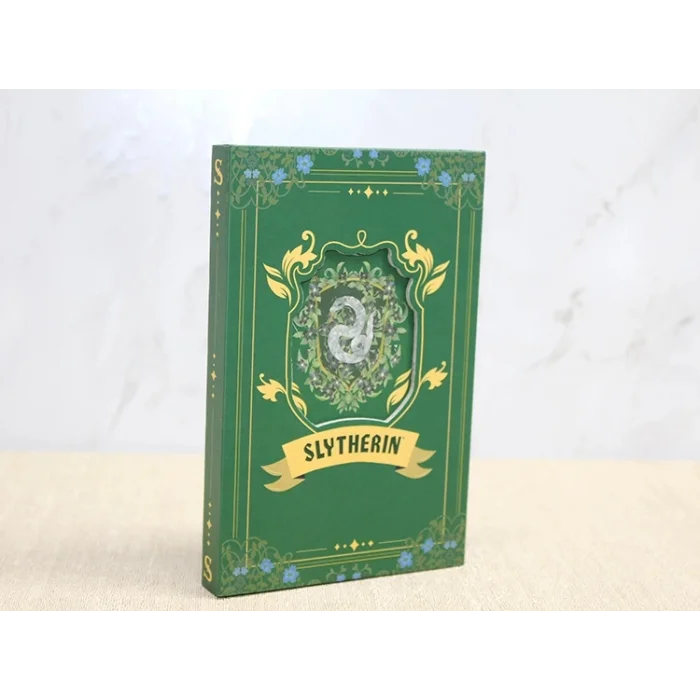 Harry Potter Slytherin Deri Defter