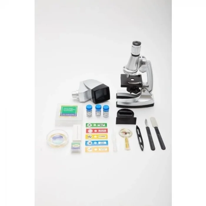 The Best Nzm 50x100x200x400x6001200x  Çocuklariçin Eğitici  Projektörlü Mikroskop Seti