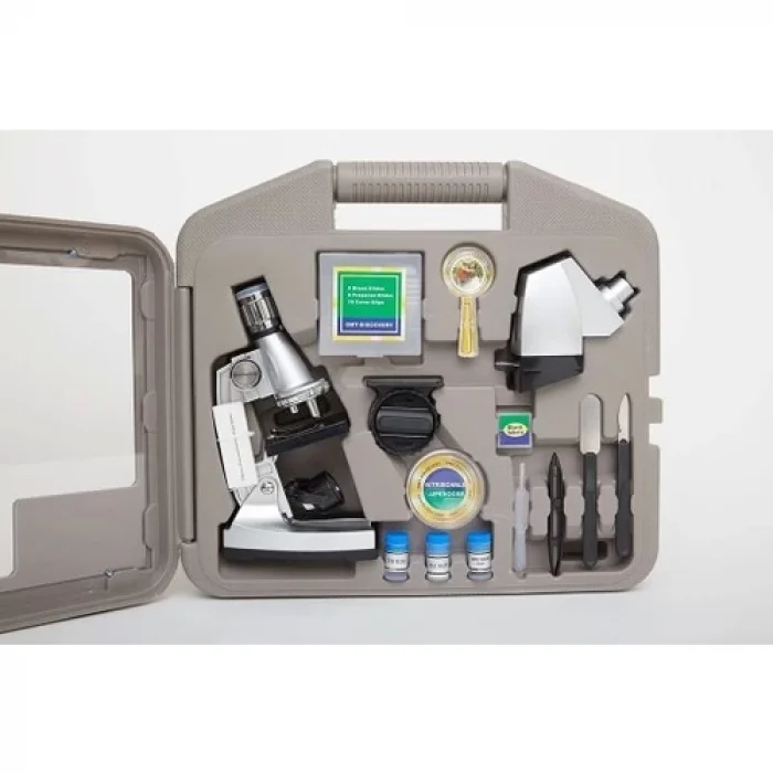 The Best Nzm 50x100x200x400x6001200x  Çocuklariçin Eğitici  Projektörlü Mikroskop Seti