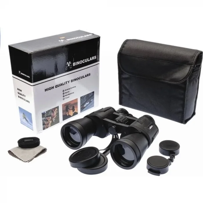 The Best Nzm 20×50 - Geniş Ön Mercekli - 1000m/56m El Dürbünü - Siyah