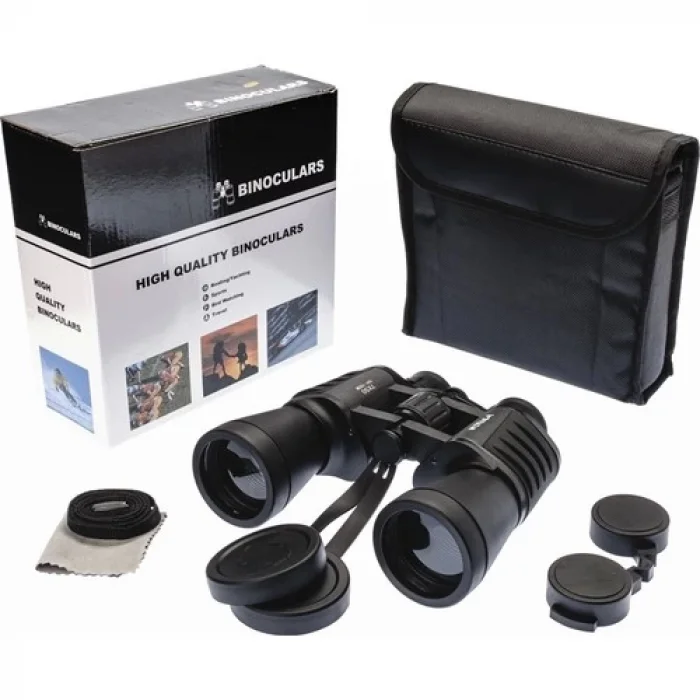 The Best Nzm 7x50 - Geniş Ön Mercekli Profesyonel El Dürbünü - 1000m/56m - Siyah V1