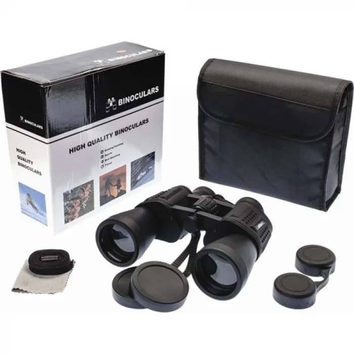 The Best Nzm 7x50 - Geniş Ön Mercekli Profesyonel El Dürbünü - 1000m/56m - Siyah V3