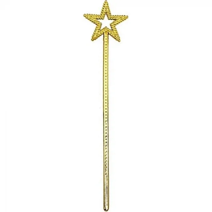 The Best Nzm Altın Renk Yıldız Peri Asası Peri Değneği 34 cm 1 Adet