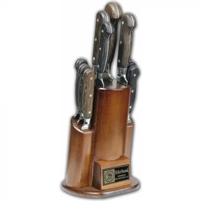 61504YM - Sürmene Yöresel Mutfak Bıçağı Seti - 10 Lu Set