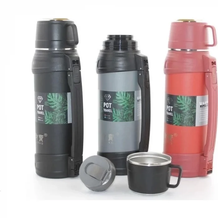 Paslanmaz Çelik Çift Katmanlı Termos 1.2 Lt ALK2312