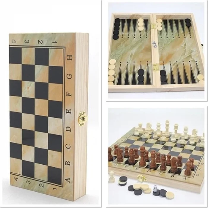 Ahşap Satranç Seti ALK4237