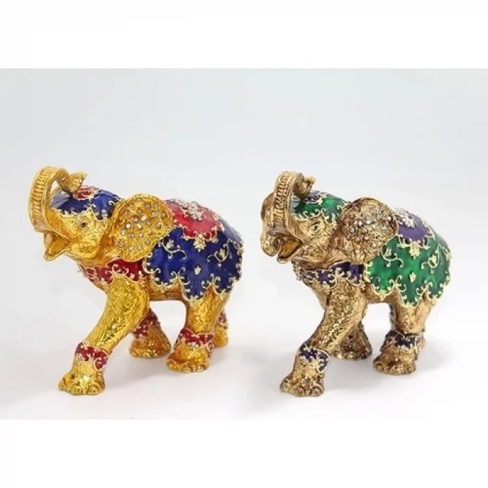 Swaroski Taşlı Tekli Fil Figürü ALK1888