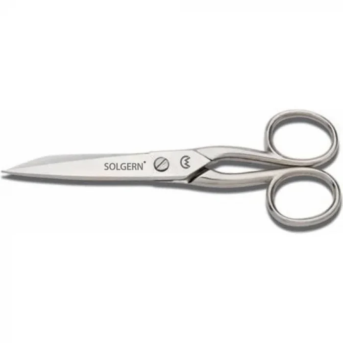 M-218 Sivri Uçlu Iplik Temizleme Makası No: 5,5 Inç / 13,97 cm - Nikel Kaplama