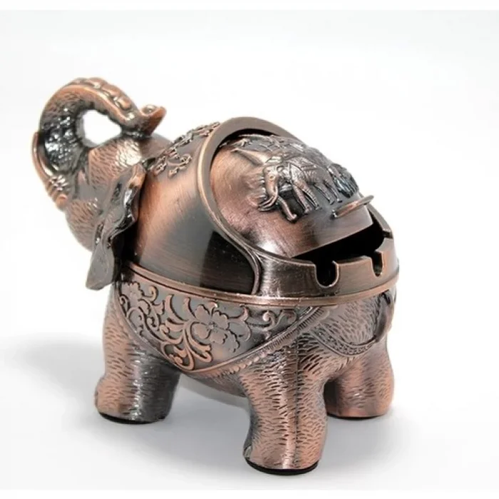 Metal Fil Figürlü Küllük ALK1656