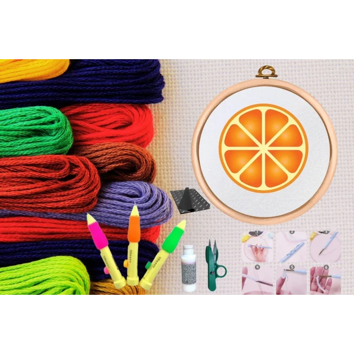 Punch Seti Nakış Seti Kasnaklı Kendin Yap Seti Seri 48