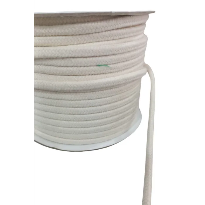 Bağcık İpi Pamuk 1 cm Krem 10 Metre
