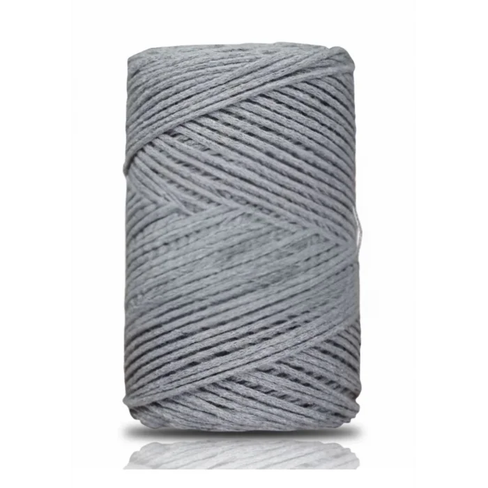 Pamuk Makrome 2 mm Gri